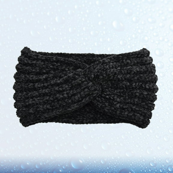 Milisten Sports Headwrap Black Cross Headband for Decoration and Warmth