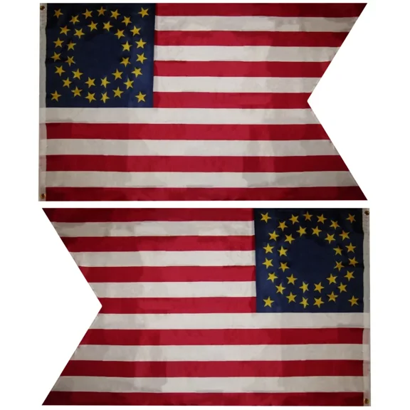 3x5 Union Cavalry Guidon Double Sided 2ply Flag 3'x5' Brass Grommets