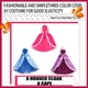 thumbnail image 2 of Capa Amigable con la Piel Fibra de Poliéster Adultos Niños Túnica con Capucha Manto de Moda Superficie Lisa con Hebilla Fiestas Temáticas Prendas para la parte del cuerpo Violeta 150cm Guardurnaity AP011490-10, 2 of 6
