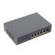 thumbnail image 3 of Conmutador POE, interfaz de fibra óptica SFP Gigabit completa de 5 puertos, dispositivo de red IEEE802.3af/at 65W, enchufe 100-240VEU, 3 of 10