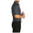 thumbnail image 3 of Yellow Rooster Mens Short Sleeve Dry Zone Ottoman Polo Iron Grey 6XL, 3 of 4