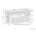 thumbnail image 4 of Atlin Designs Banc de Rangement d'Entrée, Noir, 4 of 5
