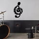 thumbnail image 4 of Reloj de pared con notas musicales, silencioso, moderno y decorativo. M, 4 of 7