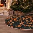 thumbnail image 5 of Sikiie Daisies Nativity Christmas Tree Skirt, Jesus Christian Winter Holiday Tree Mat Decoration(30-48IN)30", 5 of 6