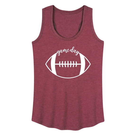 Instant Message - Game Day Football Graphic Racerback Tank