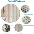 thumbnail image 6 of Grey Shower Curtain for Bathroom, Farmhouse Barn Door Shower Curtains 72x72inches Wood Stripes Fabric Waterproof Shower Curtain Set with Hooks for Stall RV Hotel, 6 of 6
