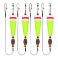 thumbnail image 6 of Weighted Fishing Float Buoys Fishing Popping Corks Float Bobbers Rigs Fishing Float Buoys With Swivels Sinkers Enduring, 6 of 8