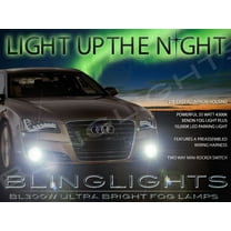 2011 2012 2013 Audi A8 Xenon Fog Lamps Driving Lights Foglamps Foglights Kit