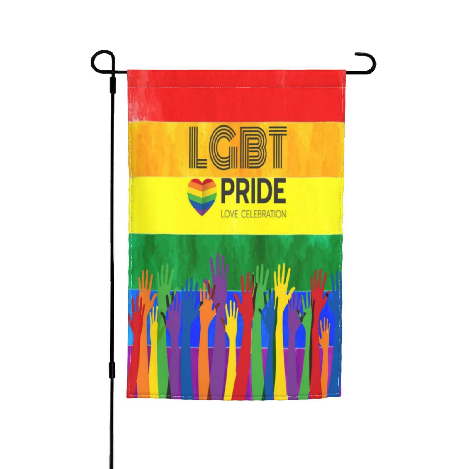 Rainbow Garden Flag Double Sided Pride Gay Pride Lesbian Lgbt Flag Yard Outdoor Decoration For