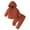 Brown, variant on Child Toddler Boys Girls Long Sleeve Prints Warm Hoodie Pullover Tops Pants Kids Outfits Sweat Suit 6 Month Girl Summer Clothes Crop Top Hoodie with Sweatpants Clothes for Babies Girl Baby Ups Outfit