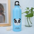 thumbnail image 3 of Taza de agua de botella deportiva de acero inoxidable con patrón de animales de dibujos animados lindo para uso al aire libre de niños azul, 3 of 5