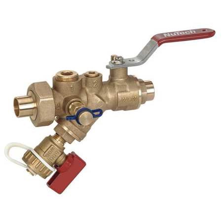 Foot Valve Strainer - NUTECH Combination Strainer Valve,3/4 In,Sweat SV2E-075S-075S
