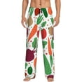 thumbnail image 2 of Lsque Vegetables Print Men's Pajama Pants, Lounge Pant - Comfortable Home Wear,Elastic Waistband, Stylish Design-Large, 2 of 9