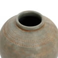 thumbnail image 5 of LuxenHome Rustic Ceramic Flower Vase, 14'' Brown Terracotta Urn Vases for Room Decor, Vintage Pottery Living Room Decor, Modern Farmhouse Floor Vase Home Décor Accents, 5 of 7