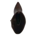 thumbnail image 3 of MATEO BY INC Womens Brown Arch Support Cushioned Charlotte Pointed Toe Stiletto Zip-Up Dress Boots 9 M, 3 of 4