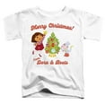 thumbnail image 2 of Popfunk Happy Holidays from Dora and Boots Kids T Shirt (4) for Toddler Boys and Girls, White, 2 of 5