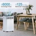 thumbnail image 3 of 125 pt. 6000 sq.ft. Commercial Dehumidifier with Built-in Pump, Auto Defrost in White, 3 of 8