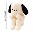 thumbnail image 2 of Adorable Downturned-Mouth Dog Plush – Melancholy Puppy Stuffed Animal, Ultra-Soft Huggable Buddy, Perfect Gift for All Ages（9.84 Inch）, 2 of 5