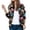 Z&Black312, variant on Women's Bomber Jacket Boho Magnolia Floral Graphic Print Relaxed Fit Comfortable Long Sleeve Vacation Trip Outerwear Coat