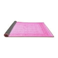 thumbnail image 2 of Ahgly Company Indoor Round Abstract Pink Contemporary Area Rugs, 3' Round, 2 of 4