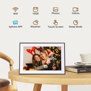 Dragon Touch 10.1'' Digital Picture Frame, 16GB WiFi Electronic Photo Frame,1920*1080 FHD IPS Touchscreen,Best Christmas Gifts for Mom&Grandparents