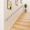 thumbnail image 1 of VEVOR 4 feet Stair Handrail Stainless Steel Wall Stair Rail Indoor Stairway Railing Straight Grab Wall Bars Rails 1.97" Tube Diameter Interior Stair Hand Rail, 1 of 9