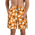 thumbnail image 1 of Fotbe Cute Ghosts Trajes de Baño Estampados para Hombre, Shorts de Verano de Secado Rápido, Ropa de Playa, Bañadores-X-Large, 1 of 6