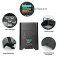 thumbnail image 5 of Battery Powered Uplights Rechargeable Par Can 6x18W RGBWA+UV LED Stage Lights, 5 of 8