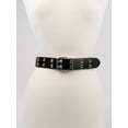 thumbnail image 4 of No Boundaries Women's Double Grommet Reversible Belt, Black/White, 4 of 4