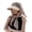 Watermelon Red, variant on Unir UV Protection Neck Cover Sun Hat for Women, Wide Brim Straw with Scarf, Breathable Summer Outdoor Hat, 1 Piece, One Size