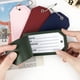 thumbnail image 5 of Paquete de 4 etiquetas de cuero para equipaje, etiquetas para bolsos de viaje, etiquetas para maletas, etiquetas de cuero sintético para maletas de mujeres y niños, divertidas y lindas, 5 of 5