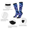 thumbnail image 3 of Naloa Blue Lightning1 Thigh High Socks Extra Long Stretchy Sock Women Over Knee High Opaque Stocking Daily Wear, 3 of 6