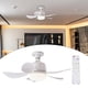 thumbnail image 1 of Ventilador de techo elegante con control remoto y luces LED personalizables en tonos suaves, 1 of 8