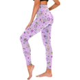 thumbnail image 3 of Leggings geométricos retro de los años 80, pantalones de yoga push up con estampado artístico de Memphis, leggings elásticos elegantes, leggings deportivos para correr con gráficos, 3 of 5