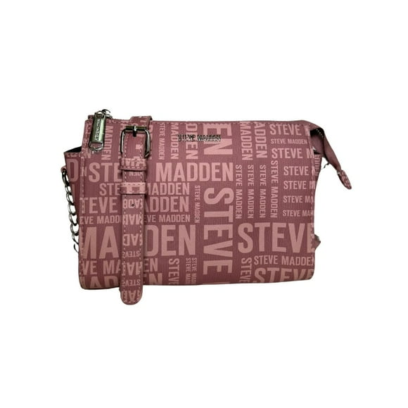 Bolso Steve Madden Crossbody, color rosa, multilogo, Blexi.