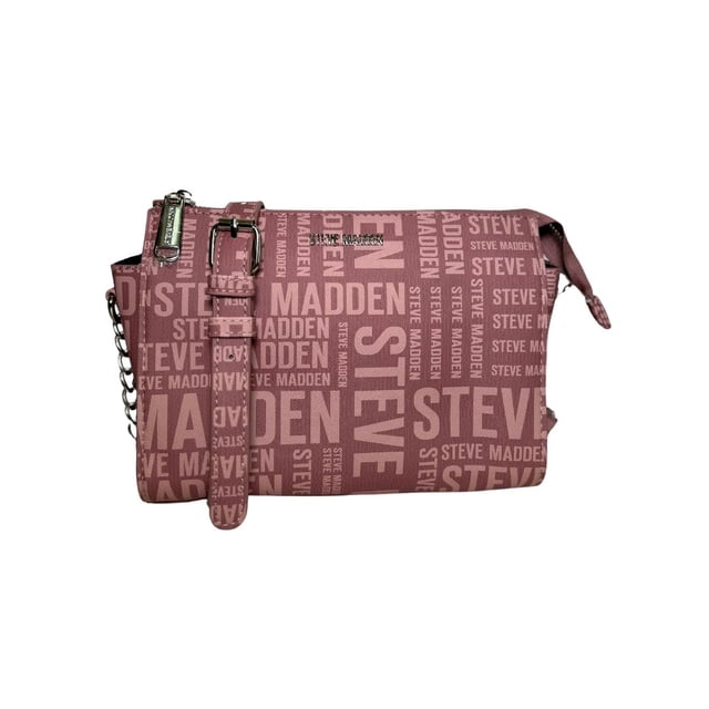 Bolso Steve Madden Crossbody, color rosa, multilogo, Blexi.