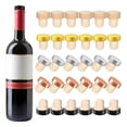 thumbnail image 2 of 30 tapones de corcho para botellas de vino en forma de T, tapones de vino de degustación, tapones de corcho reutilizables de repuesto para botellas de cerveza de vidrio, 2 of 3