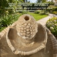 thumbnail image 2 of 48.03" Outdoor Water Fountain, 3-Tiers water feature Outdoor Freestanding Waterfall Fountains for Garden, Patio, 2 of 8