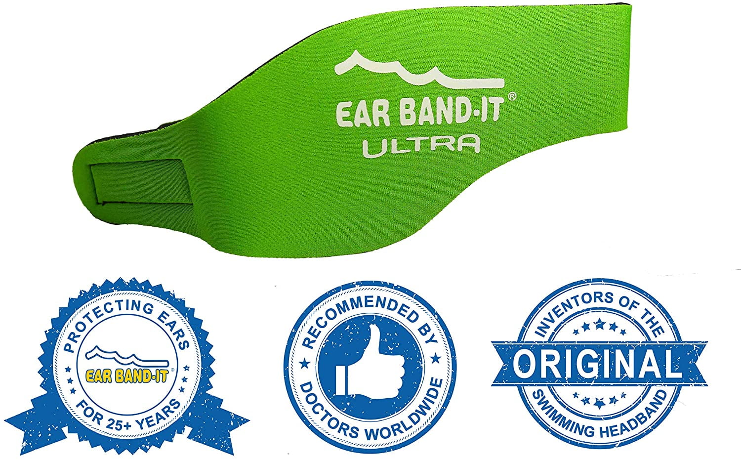 Ear BandIt Ultra Swimming Headband Best Swimmer's Headband Keep