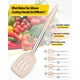 thumbnail image 2 of Set de utensilios de cocina Bundlepro Silicone, 4 piezas, color caqui, 2 of 7