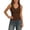 Coffee, variant on Uobin Tank Tops for Women V Neck Ribbed Knit Slim Fitted Sleeveless Basic Tee Tanks Casual Summer Clothes 2026