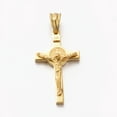 thumbnail image 2 of 6pc Easter Theme Hot Unisex 201 Stainless Steel Crucifix Cross Pendants Mixed Color 30x17x6mm Hole: 5x5.5mm, 2 of 5