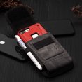 thumbnail image 7 of LUXMO Rugged Belt Pouch Case, Vertical Phone Holster Pouch with Card Slots & Hanging Ring & Belt Loops Outdoor Carrying Cover Case for iPhone 8 Plus XS Max 5.5 Inches, 7 of 7