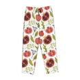 thumbnail image 4 of Naloa Tomatoes Print Women’s Ultra-Soft Comfy Pajama Lounge Pants with Pockets & Drawstring, 4 of 8