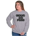 thumbnail image 4 of Ground Pound Muay Thai Fighter Sweatshirt for Men or Women Brisco Brands M, 4 of 6
