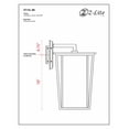 thumbnail image 5 of Seoul 3 Light Outdoor Wall Sconce Clear, 5 of 5