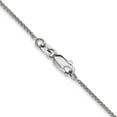 thumbnail image 3 of Solid 14K White Gold 1.2mm Spiga Wheat Chain - 22", 3 of 8