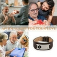thumbnail image 4 of Metaljc Leather Medical Alert ID Bracelet for Men, Engraved Epilepsy, Adjustable 6.1-8.1 in, 4 of 4