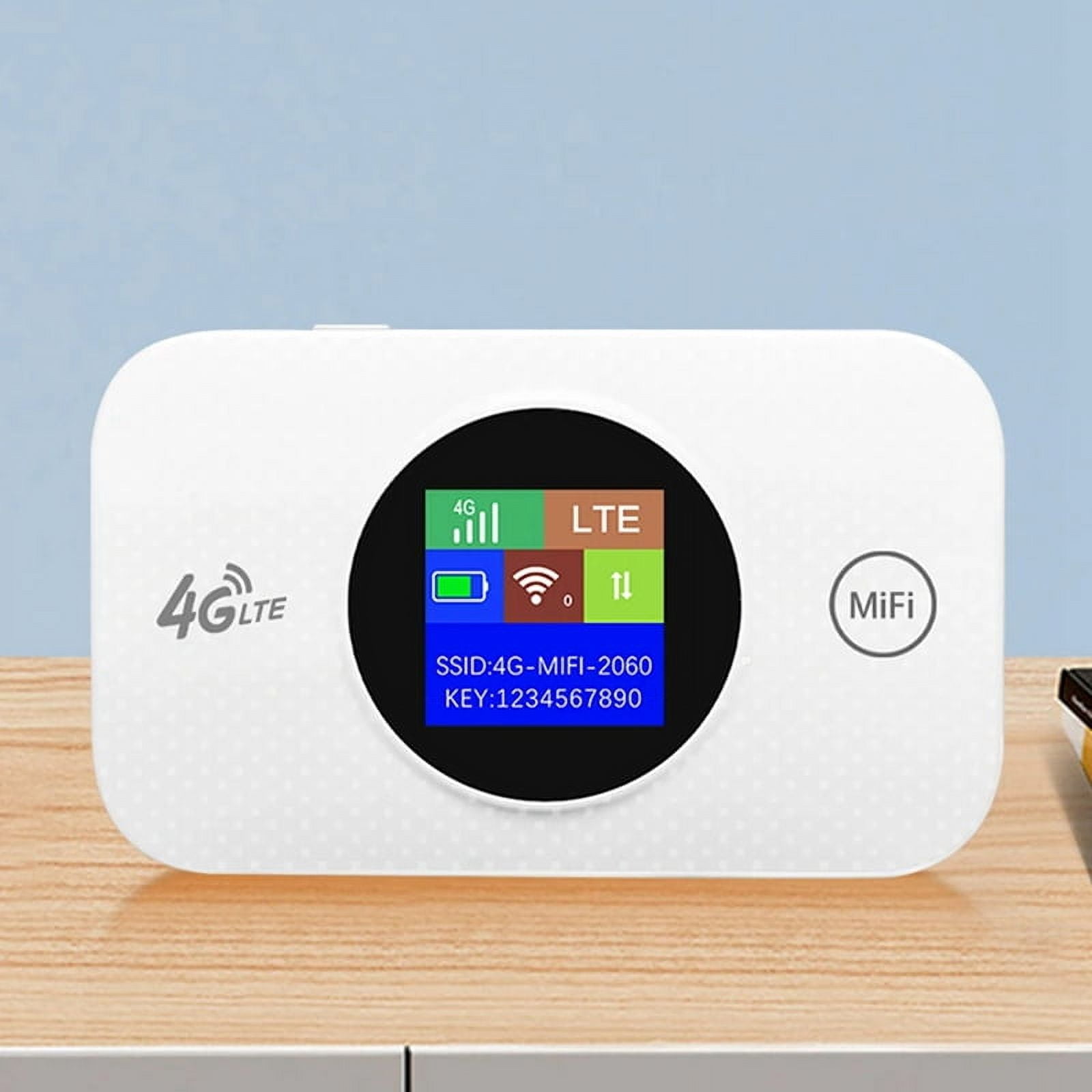 2X MF968 4G WIFI Hotspot 4G SIM WIFI Router with Sim Card Slot 4G Mini LTE Router Travel WiFi Router 3000mah 150mbps
