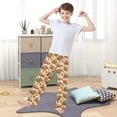 thumbnail image 5 of Wobogo Capybara Maple Leaf Long Pajama Pants Bottoms Soft Sleepwear with Pockets, 5 of 9